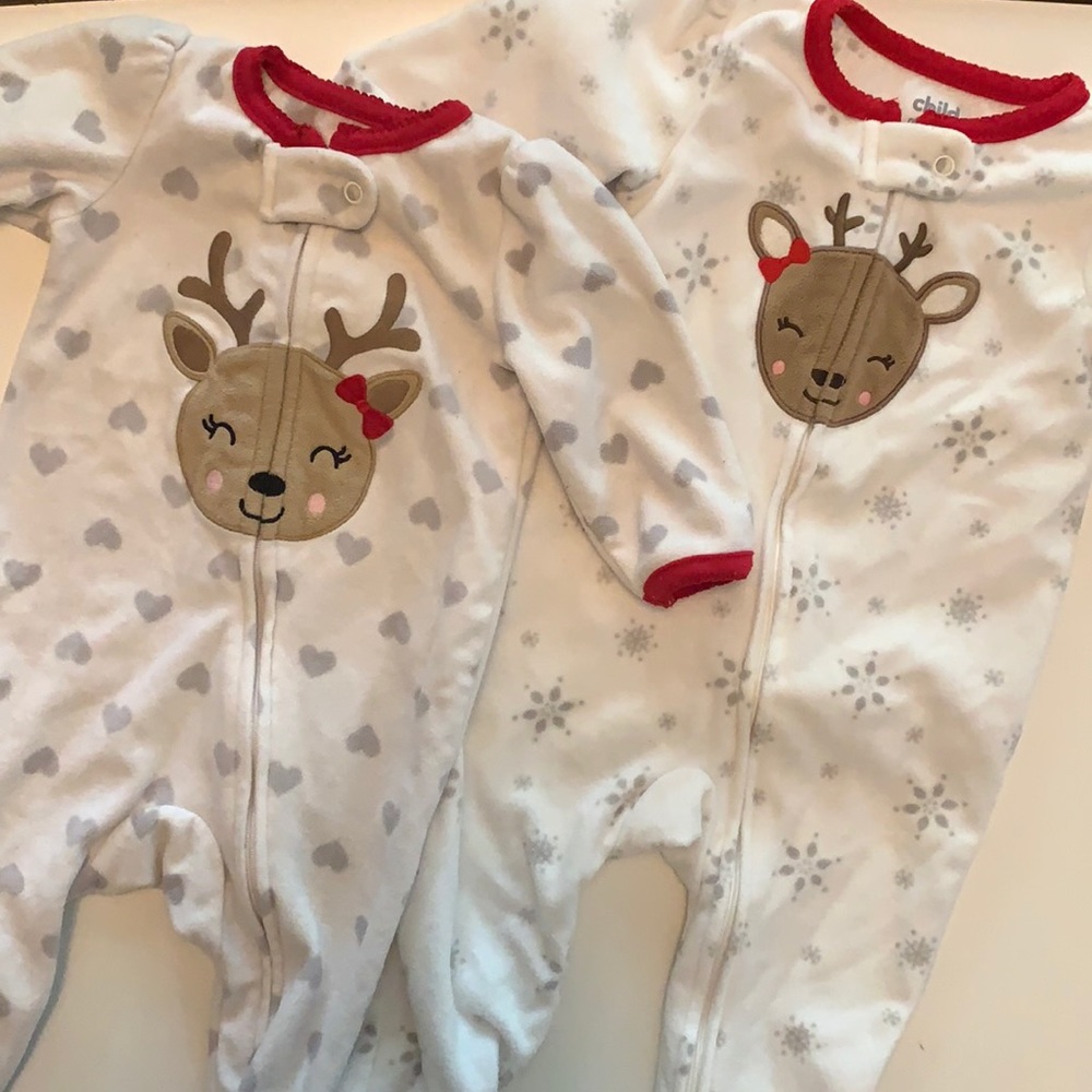 Child of Mine by Carter’s, 3-6 Month Holiday Sleepers